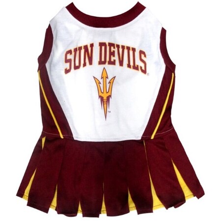 Pets First Arizona State Sun Devils Cheerleader Pet Dress - X-Small pfasu4007-0001